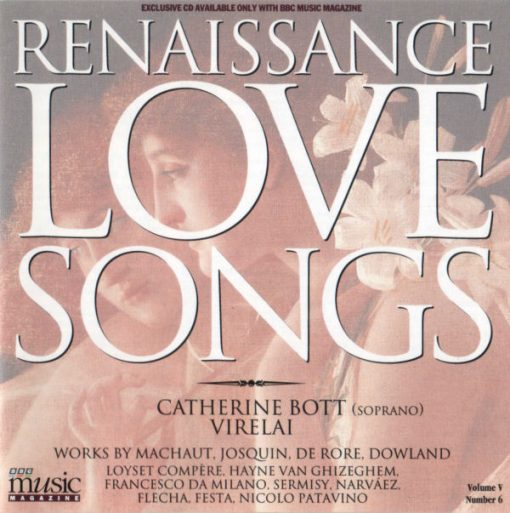 Catherine Bott, Virelai (2) - Renaissance Love Songs (CD, Album) (Near Mint (NM or M-))