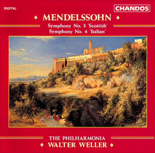 Felix Mendelssohn-Bartholdy - Philharmonia Orchestra, Walter Weller - Symphony No. 3 "Scottish" / Symphony No. 4 "Italian" (CD, Album) (Near Mint (NM or M-))