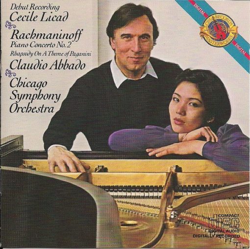 Cecile Licad, Sergei Vasilyevich Rachmaninoff, Claudio Abbado, Chicago Symphony Orchestra - Piano Concerto No. 2 / Rhapsody On A Theme Of Paganini (CD, Album, RE) (Near Mint (NM or M-))