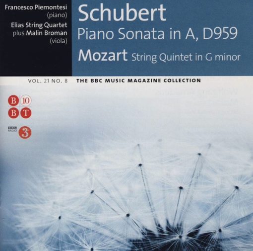 Franz Schubert, Wolfgang Amadeus Mozart, Francesco Piemontesi, Elias String Quartet - Piano Sonata In A, D959 / String Quintet In G Minor (CD) (Near Mint (NM or M-))