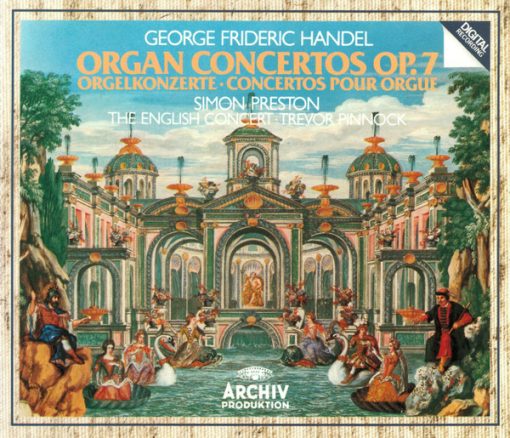 Georg Friedrich Händel - Simon Preston, The English Concert, Trevor Pinnock - Organ Concertos Op. 7 - Orgelkonzerte - Concertos Pour Orgue (2xCD, Album) (Very Good Plus (VG+))