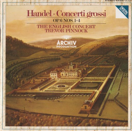 Georg Friedrich Händel - The English Concert, Trevor Pinnock - Concerti Grossi - Op. 6 Nos. 1-4 (CD, RE) (Near Mint (NM or M-))