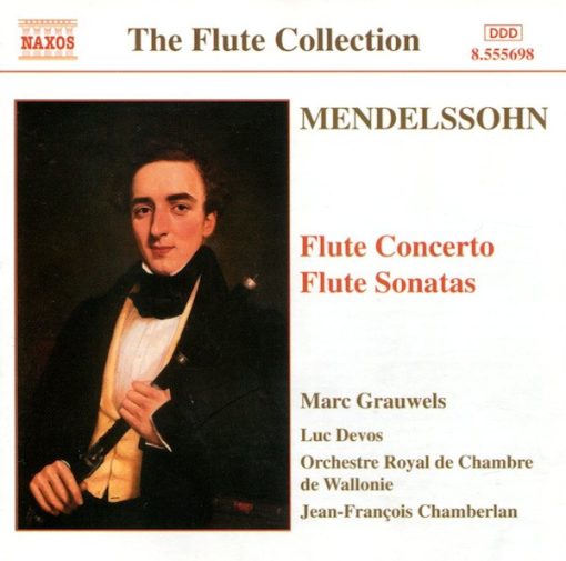 Felix Mendelssohn-Bartholdy, Marc Grauwels, Luc Devos, Orchestre Royal de Chambre de Wallonie, Jean-François Chamberlan - Flute Concerto / Flute Sonatas (CD, Album) (Near Mint (NM or M-))