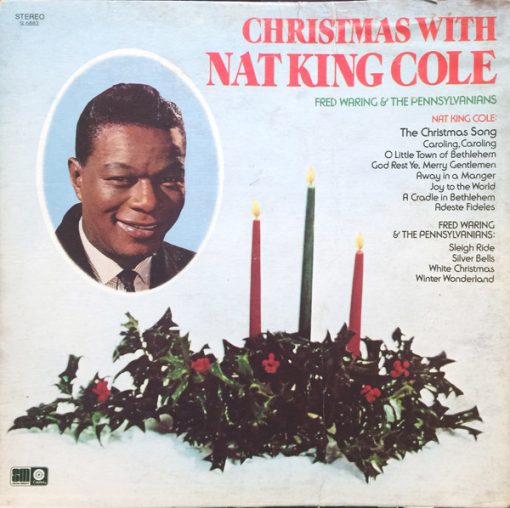 Nat King Cole, Fred Waring & The Pennsylvanians - Christmas With Nat King Cole And Fred Waring & The Pennsylvanians (LP, Comp) (Mint (M))