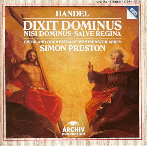 Georg Friedrich Händel, Choir And Orchestra Of Westminster Abbey, Simon Preston - Dixit Dominus • Nisi Dominus • Salve Regina (CD, Album) (Near Mint (NM or M-))