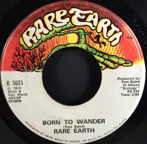 Rare Earth - Born To Wander  (7", Single) (Near Mint (NM or M-))