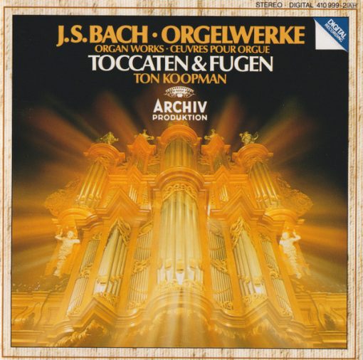 Johann Sebastian Bach - Ton Koopman - Orgelwerke - Organ Works - Œuvres Pour Orgue - Toccaten & Fugen (CD, Album) (Near Mint (NM or M-))