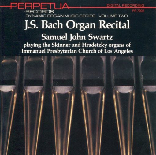 Johann Sebastian Bach, Samuel John Swartz - Organ Recital (CD, Album) (Near Mint (NM or M-))