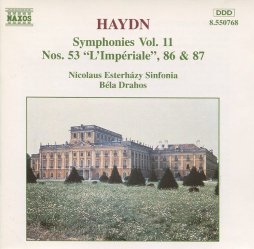 Joseph Haydn, Nicolaus Esterházy Sinfonia, Bela Drahos - Symphonies Vol. 11 (Nos. 53 "L'Impérale", 86 & 87) (CD, Album) (Near Mint (NM or M-))