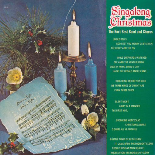 The Burt Best Band - Singalong Christmas (LP, Album) (Mint (M))