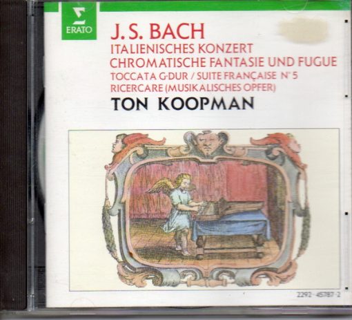 Johann Sebastian Bach, Ton Koopman - Italienisches Konzert / Chromatische Fantasie Und Fuge / Toccata G-Dur / Suite Française No 5 / Ricercare (Musikalisches Opfer) (CD, Album) (Near Mint (NM or M-))