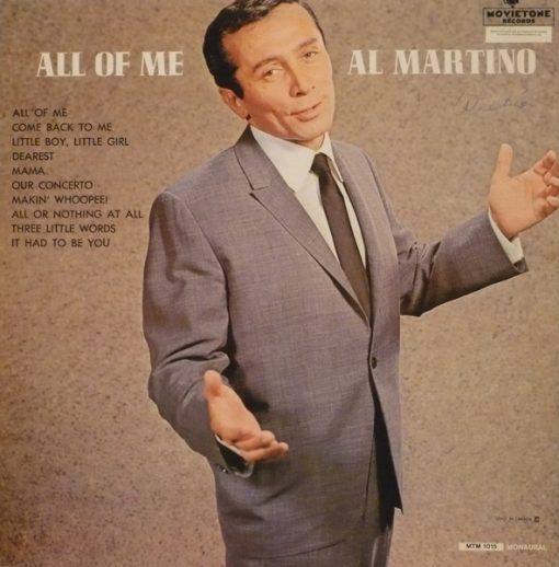 Al Martino - All Of Me (LP, Mono) (Mint (M))