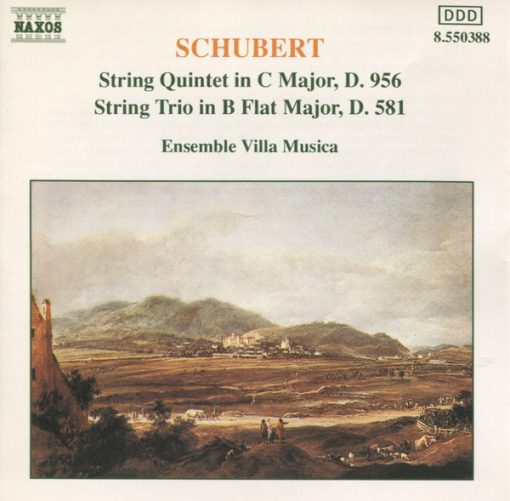 Franz Schubert, Ensemble Villa Musica - String Quintet In C Major, D. 956 / String Trio In B Flat Major, D. 581 (CD, Album) (Near Mint (NM or M-))