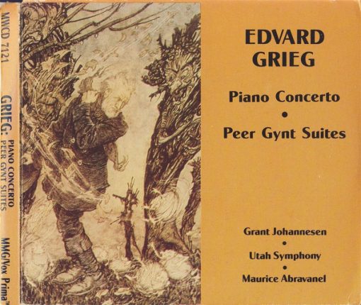 Edvard Grieg — Grant Johannesen, Utah Symphony Orchestra, Maurice de Abravanel - Piano Concerto / Peer Gynt Suites (CD, Album) (Near Mint (NM or M-))