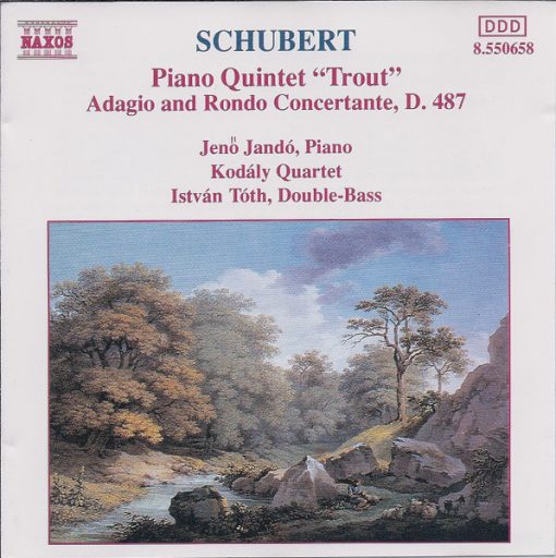 Franz Schubert - Jenö Jandó, Kodály Quartet, István Tóth - Piano Quintet "Trout" • Adagio And Rondo Concertante, D. 487 (CD, Album) (Near Mint (NM or M-))