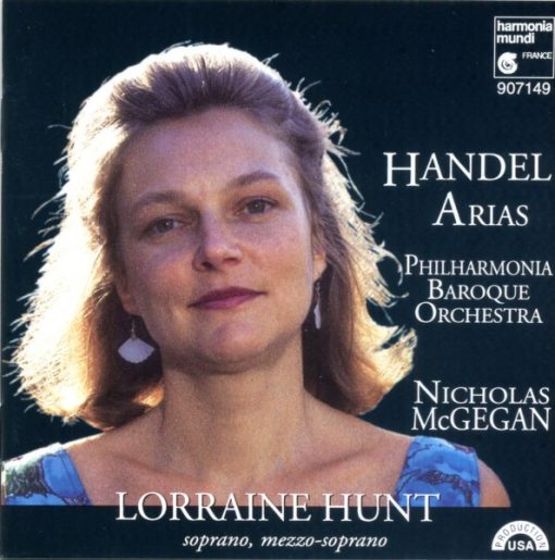 Georg Friedrich Händel - Lorraine Hunt, Philharmonia Baroque Orchestra, Nicholas McGegan - Handel Arias (CD, Album) (Near Mint (NM or M-))