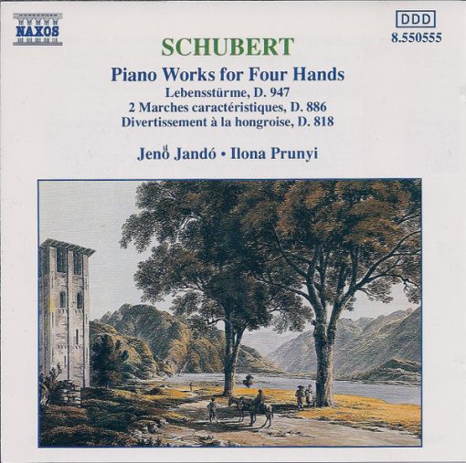 Franz Schubert - Jenö Jandó, Ilona Prunyi - Piano Works For Four Hands (CD, Album) (Near Mint (NM or M-))