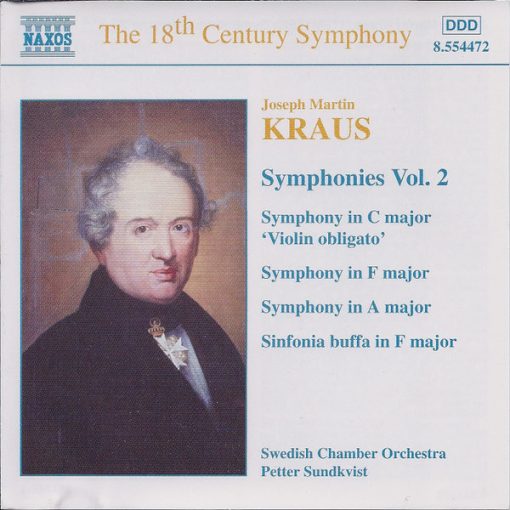 Joseph Martin Kraus - Svenska Kammarorkestern, Petter Sundkvist - Symphonies Vol. 2 (CD, Album) (Near Mint (NM or M-))