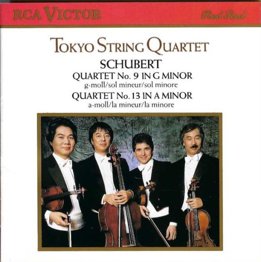 Franz Schubert – Tokyo String Quartet - Quartet No. 9 In G Minor / Quartet No. 13 In A Minor (CD, Album) (Near Mint (NM or M-))