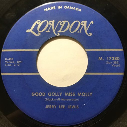 Jerry Lee Lewis - Good Golly Miss Molly (7", Single) (Very Good (VG))