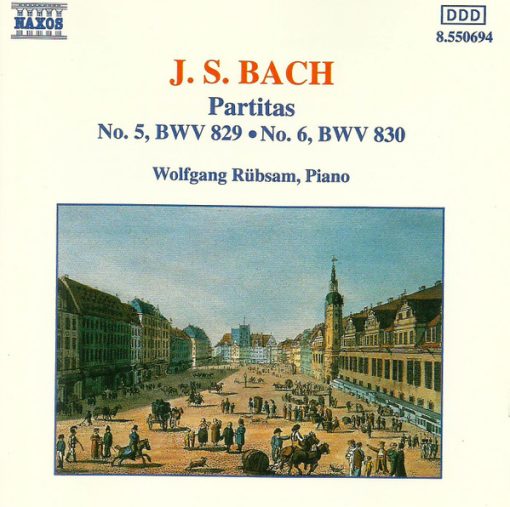 Johann Sebastian Bach, Wolfgang Rübsam (2) - Partitas Nos. 5 And 6 (CD, Album) (Near Mint (NM or M-))