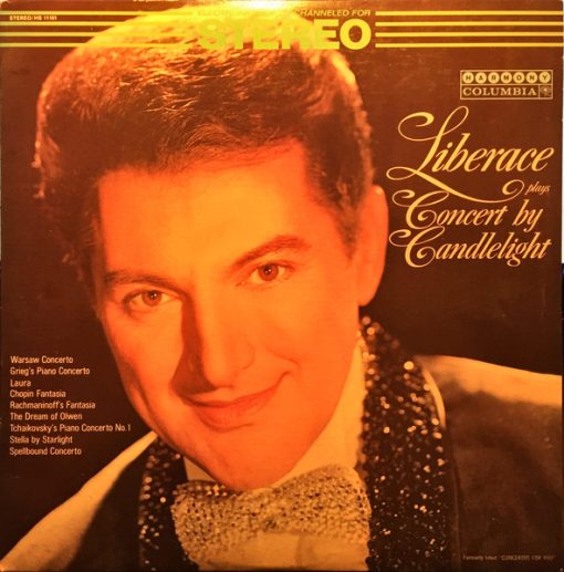 Liberace - Plays Concert By Candlelight (LP, Album) (Mint (M))