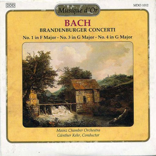 Johann Sebastian Bach, Mainzer Kammerorchester, Günter Kehr - Brandenburger Concerti (CD, Album) (Very Good Plus (VG+))