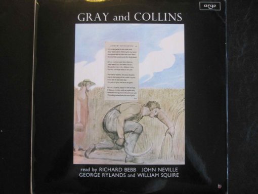 Richard Bebb, John Neville, George Rylands And William Squire - Gray And Collins (The English Poets - A Major Recording Enterprise) (LP, Album, Mono) (Mint (M))