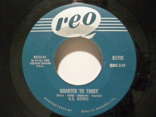 Gary U.S. Bonds - Quarter To Three (7", Single) (Near Mint (NM or M-))