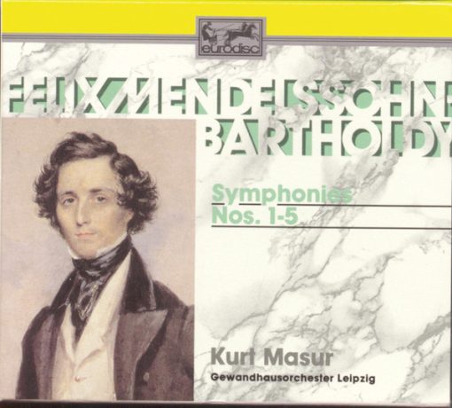 Felix Mendelssohn-Bartholdy, Kurt Masur, Gewandhausorchester Leipzig - Symphonies Nos. 1-5 (CD, 3-C) (Near Mint (NM or M-))