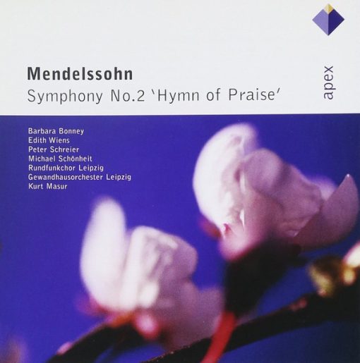 Felix Mendelssohn-Bartholdy / Barbara Bonney, Edith Wiens, Peter Schreier, Michael Schönheit, Rundfunkchor Leipzig, Gewandhausorchester Leipzig, Kurt Masur - Symphony No. 2 'Hymn Of Praise' (CD, Album, RE) (Near Mint (NM or M-))