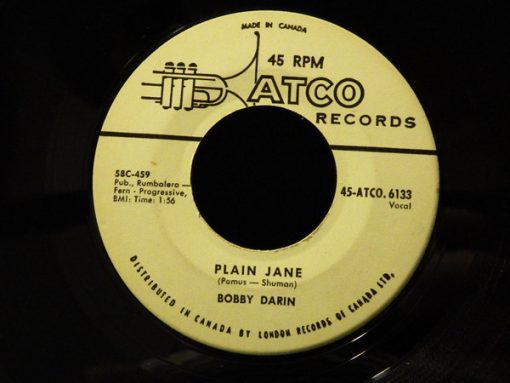 Bobby Darin - Plain Jane (7", Single) (Near Mint (NM or M-))