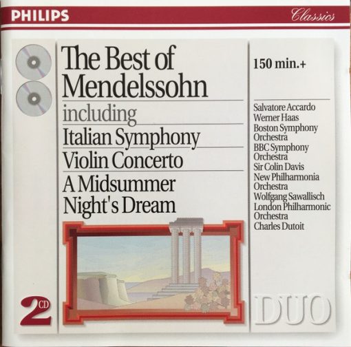 Felix Mendelssohn-Bartholdy - The Best Of Mendelssohn (Including Italian Symphony / Violin Concerto / A Midsummer Night's Dream) (2xCD, Comp) (Near Mint (NM or M-))