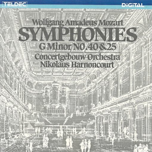 Wolfgang Amadeus Mozart - Concertgebouworkest • Nikolaus Harnoncourt - Symphonies G Minor No. 40 & 25 (CD, Album) (Near Mint (NM or M-))