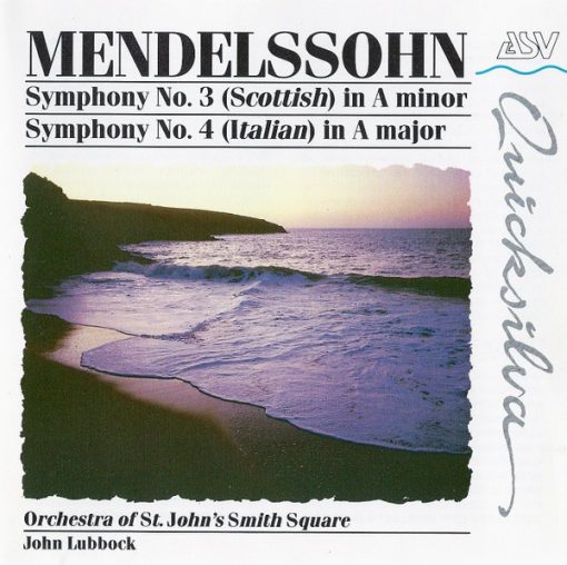 Felix Mendelssohn-Bartholdy, The Orchestra Of St. John's, John Lubbock - Symphony No. 3 (Scottish) In A Minor / Symphony No. 4 (Italian) In A Major (CD, RE) (Near Mint (NM or M-))